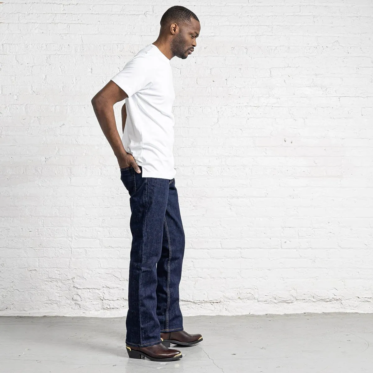 100% Cotton Boot Cut Dark Wash