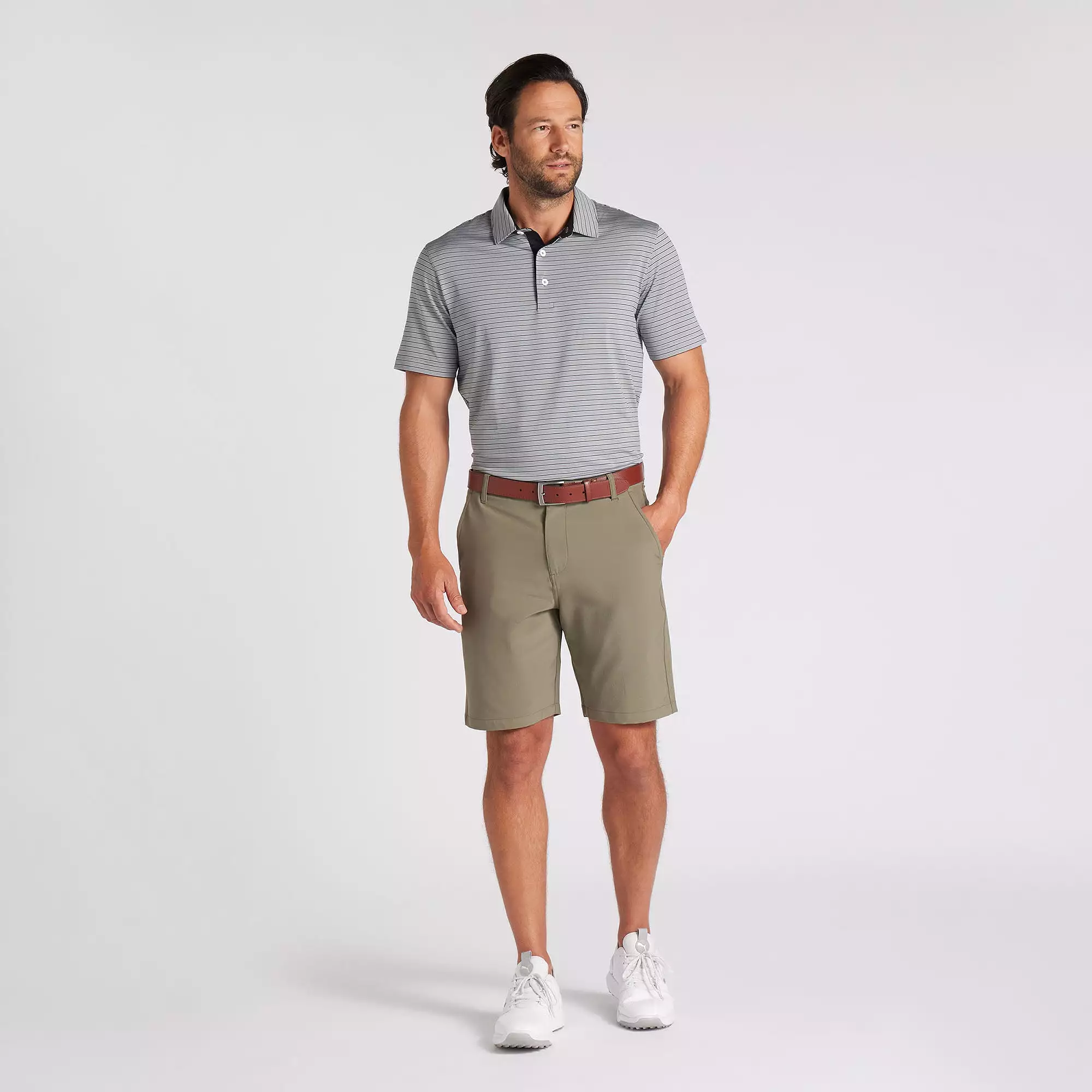 101 Solid 9 Golf Shorts | Dark Sage