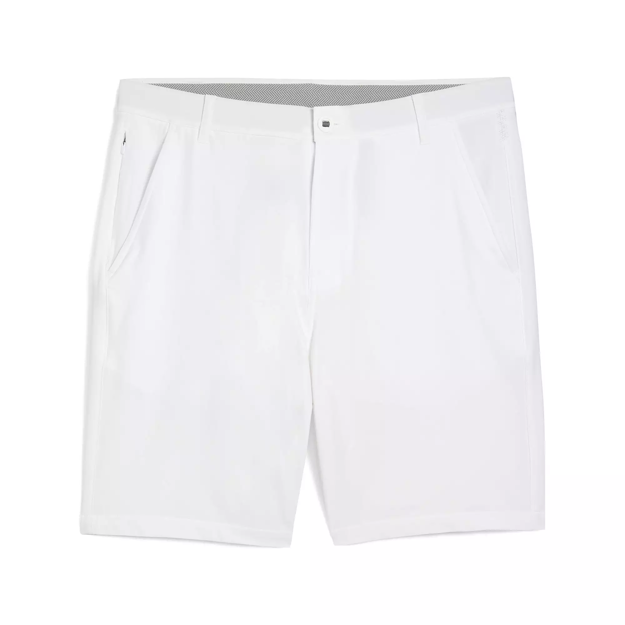 101 Solid 9 Golf Shorts | White Glow