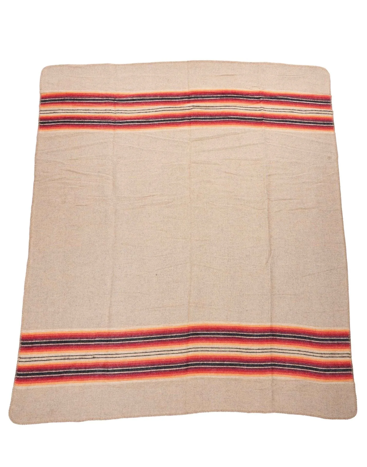 1969 Denakatee wool blanket, navy