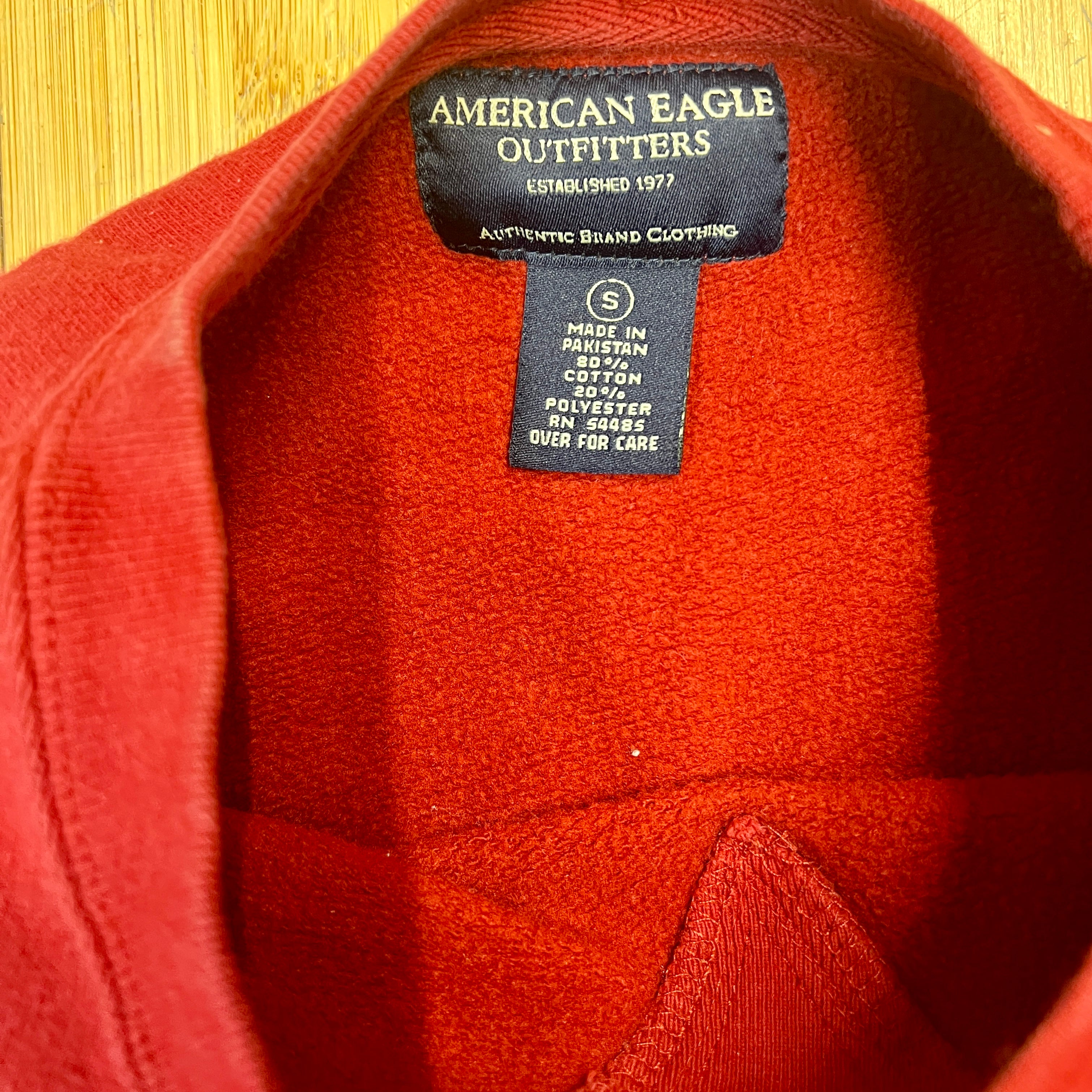 2-Vintage  Adult •American Eagle• Crew Sweat Shirts • 1 X-Small / 1 Small