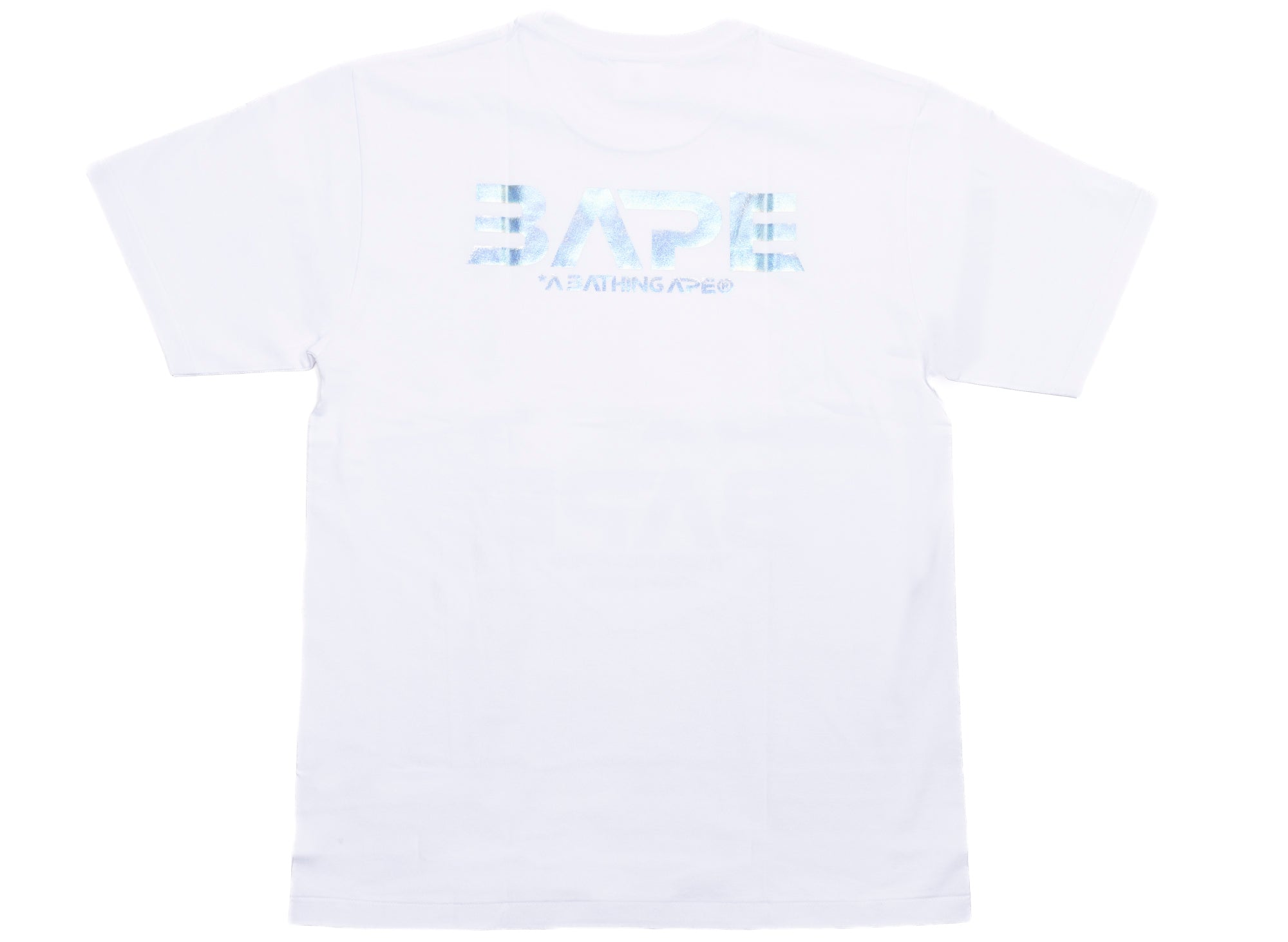 A Bathing Ape Moon Photo Ape Head Tee in White