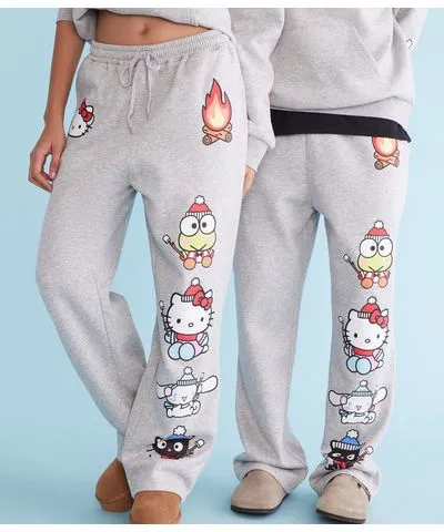 Aeropostale Hello Kitty Campfire Straight Leg Sweatpants