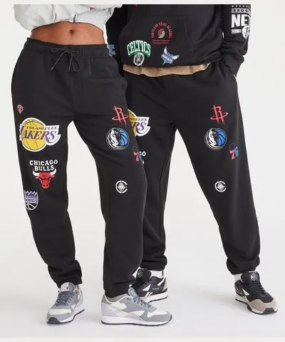 Aeropostale Nba Team Logos Jogger Sweatpants