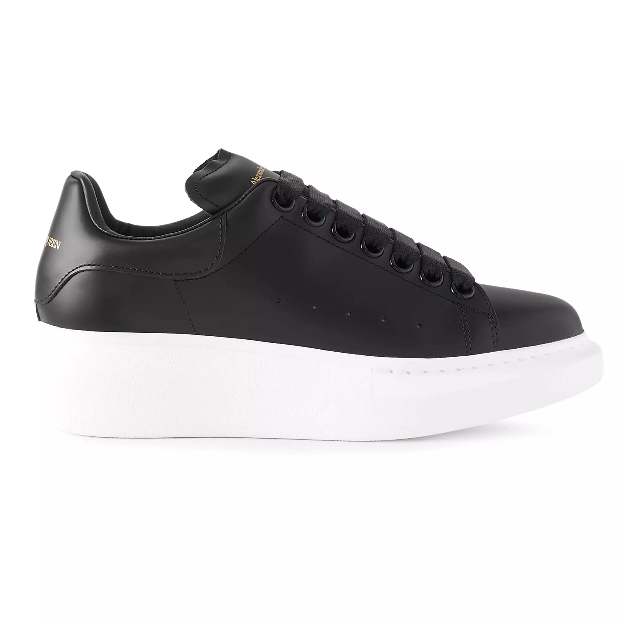 Alexander Mcqueen Raised Sole Black Sneaker