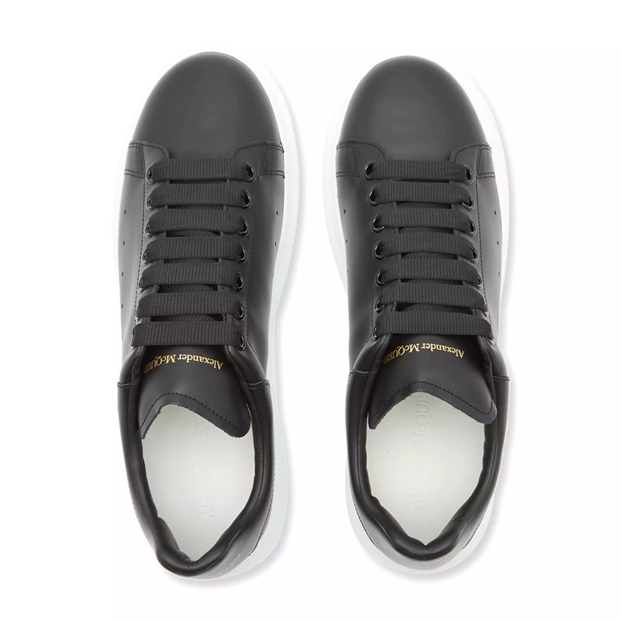 Alexander Mcqueen Raised Sole Black Sneaker