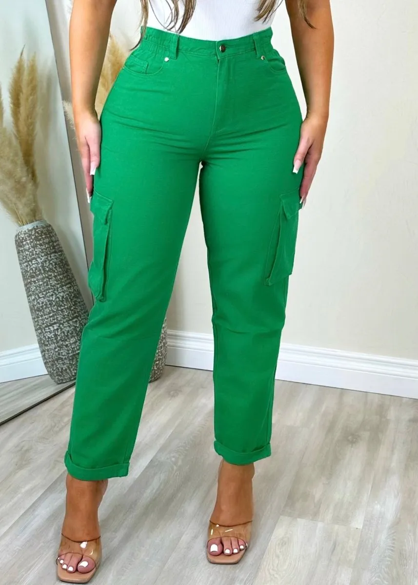 All You Need Cargo Pants Kelly Green