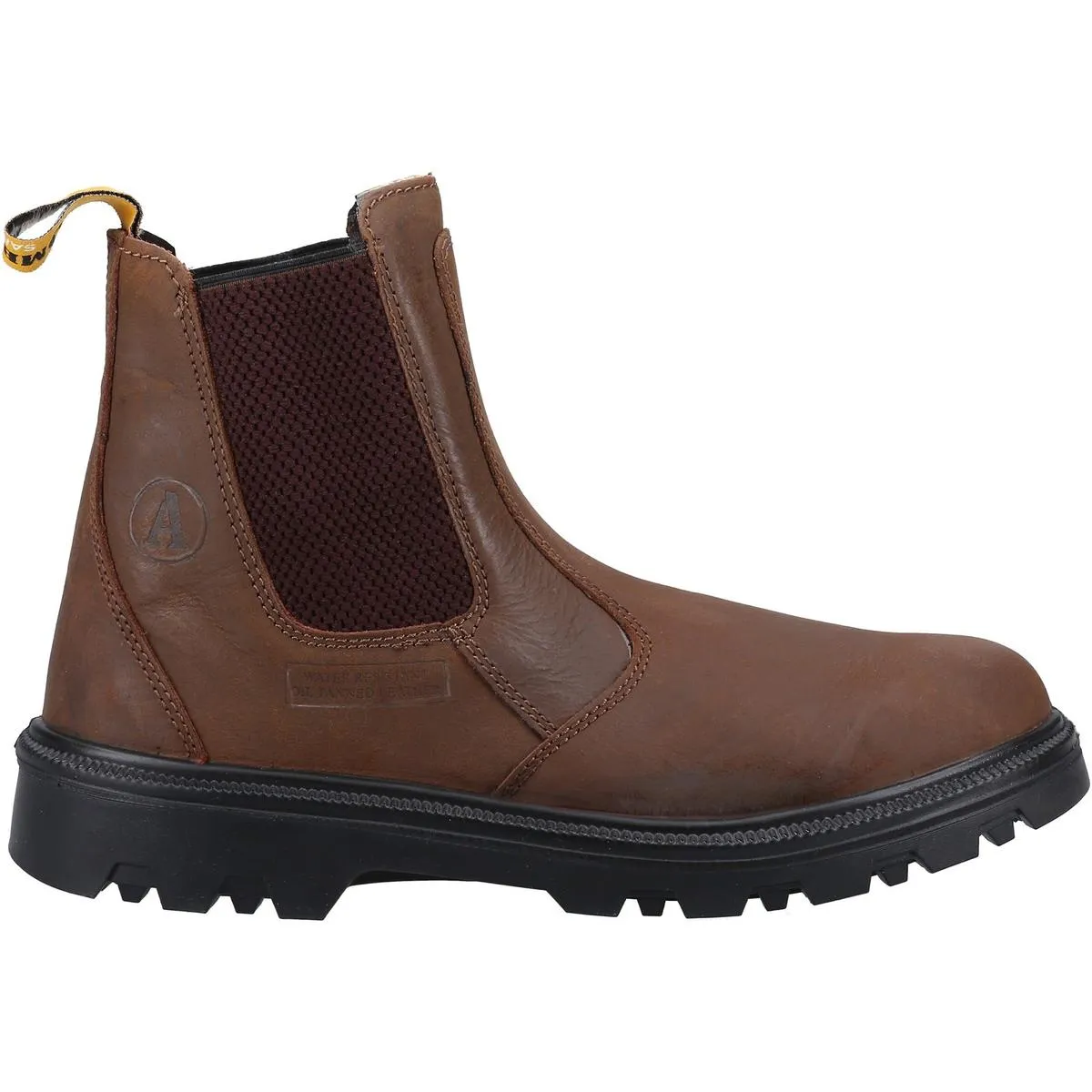 Amblers Safety FS131 Water Resistant Pull on Safety Dealer Boot Brown