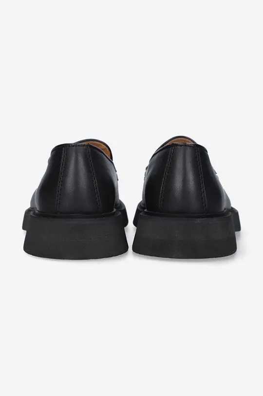 A.P.C. leather loafers women's black color