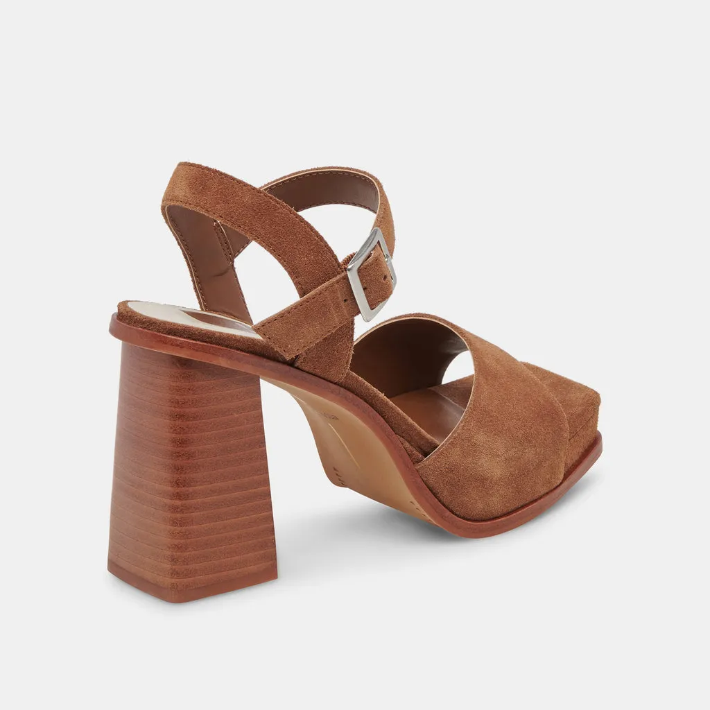 AUBREY HEELS CHESTNUT SUEDE– Dolce Vita 6908073017410