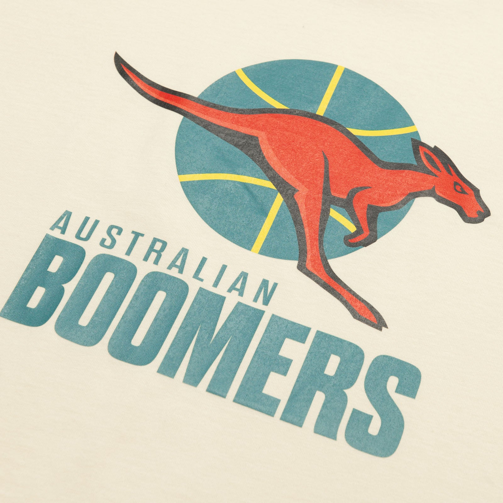 Australian Boomers Logo T-Shirt - Ecru