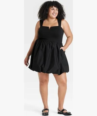 Ava & Viv Women's Bubble Mini A-Line Dress