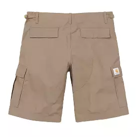 AVIATION SHORT LEATHER RINSED