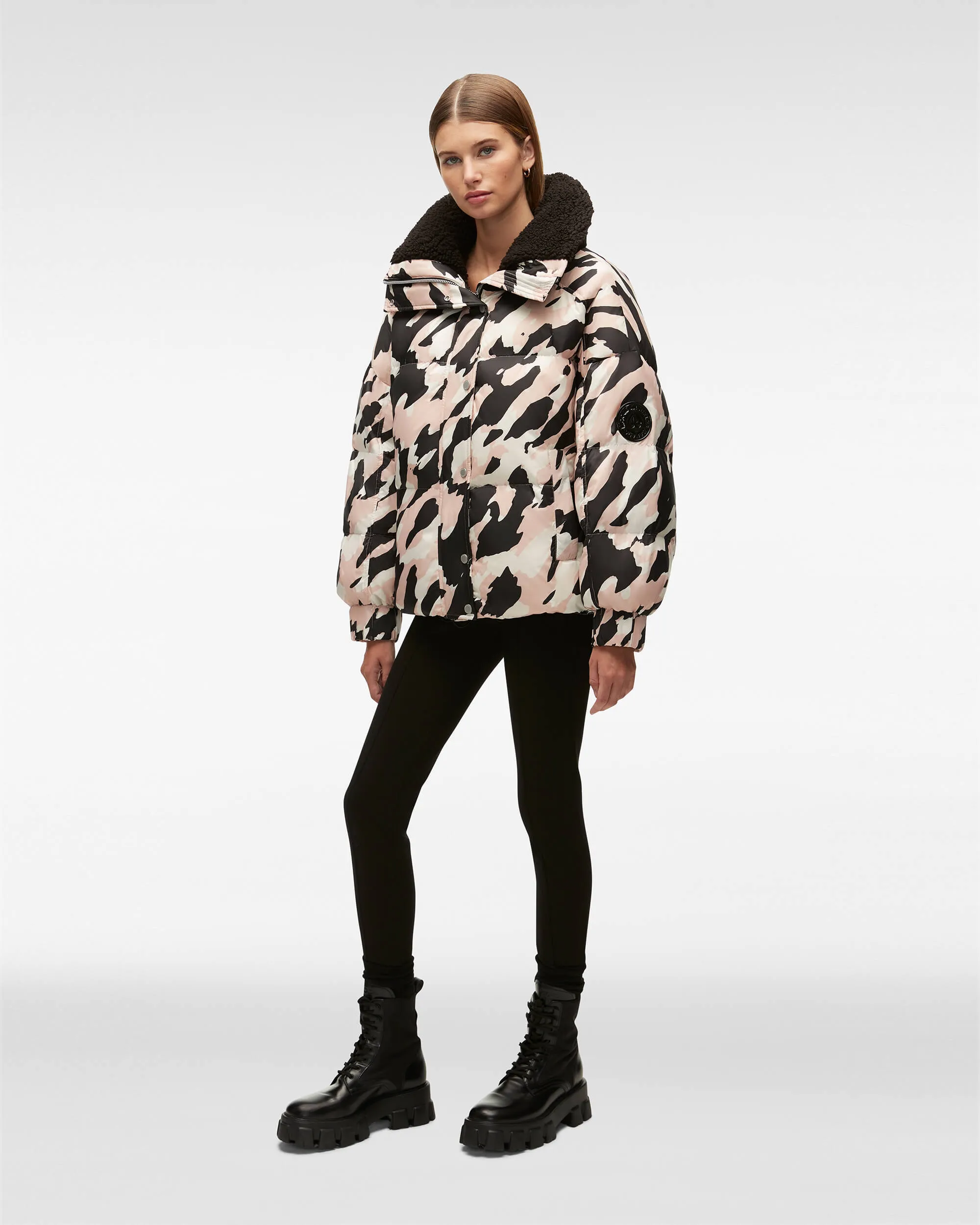 BAISLEY PUFFER ROSE SMOKE CAMO