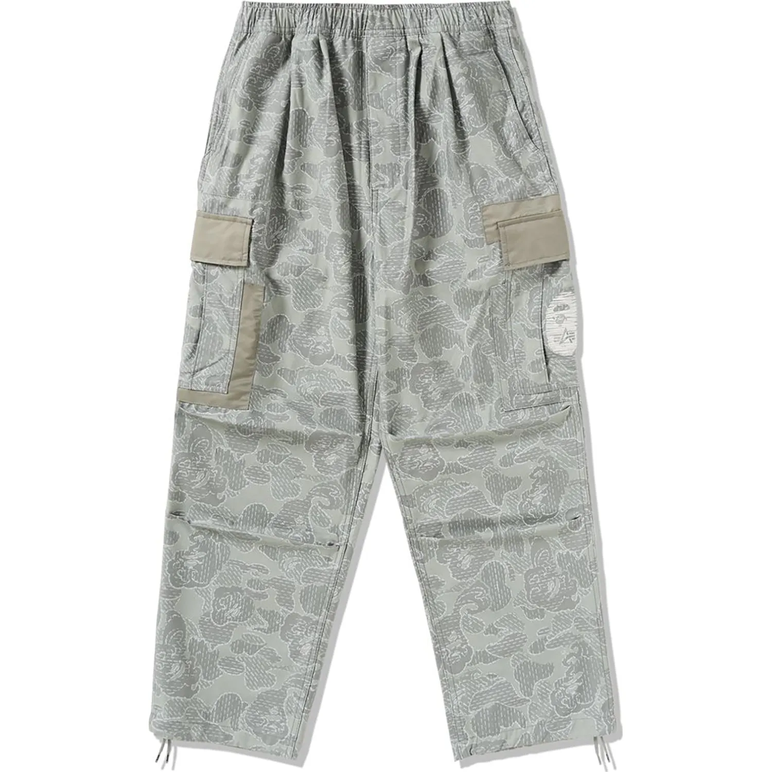 BAPE X ALPHA INDUSTRIES 6-POCKET PANTS MENS