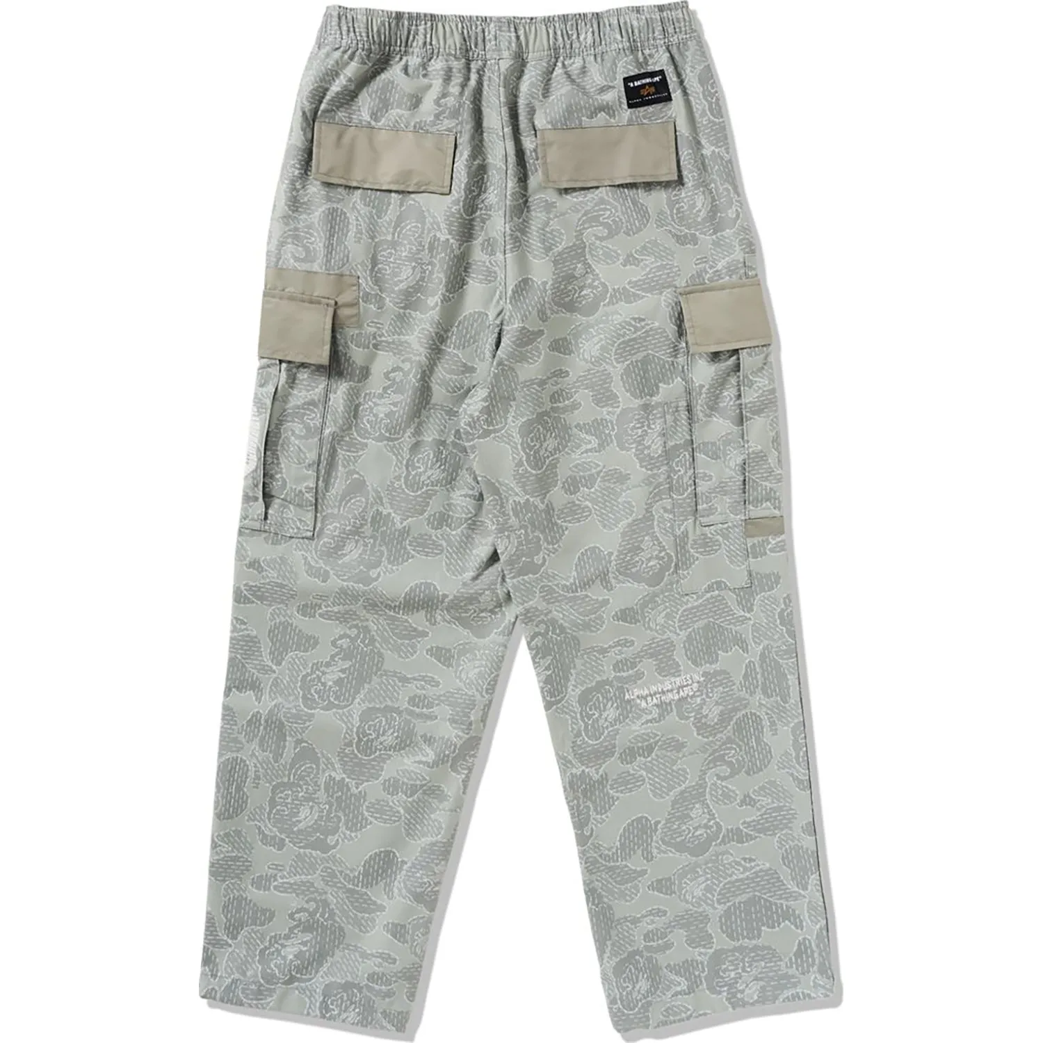 BAPE X ALPHA INDUSTRIES 6-POCKET PANTS MENS