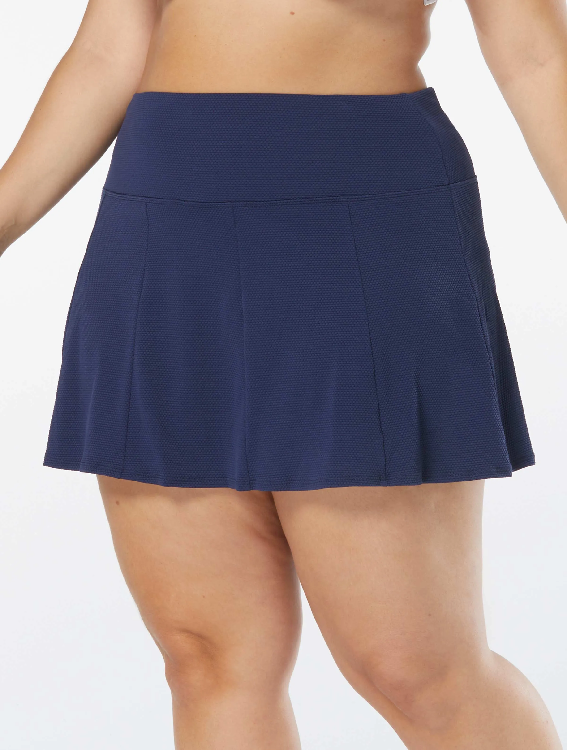  Beach House Swim Plus Size Olivia Princess Seam Skort - Pique Solids     