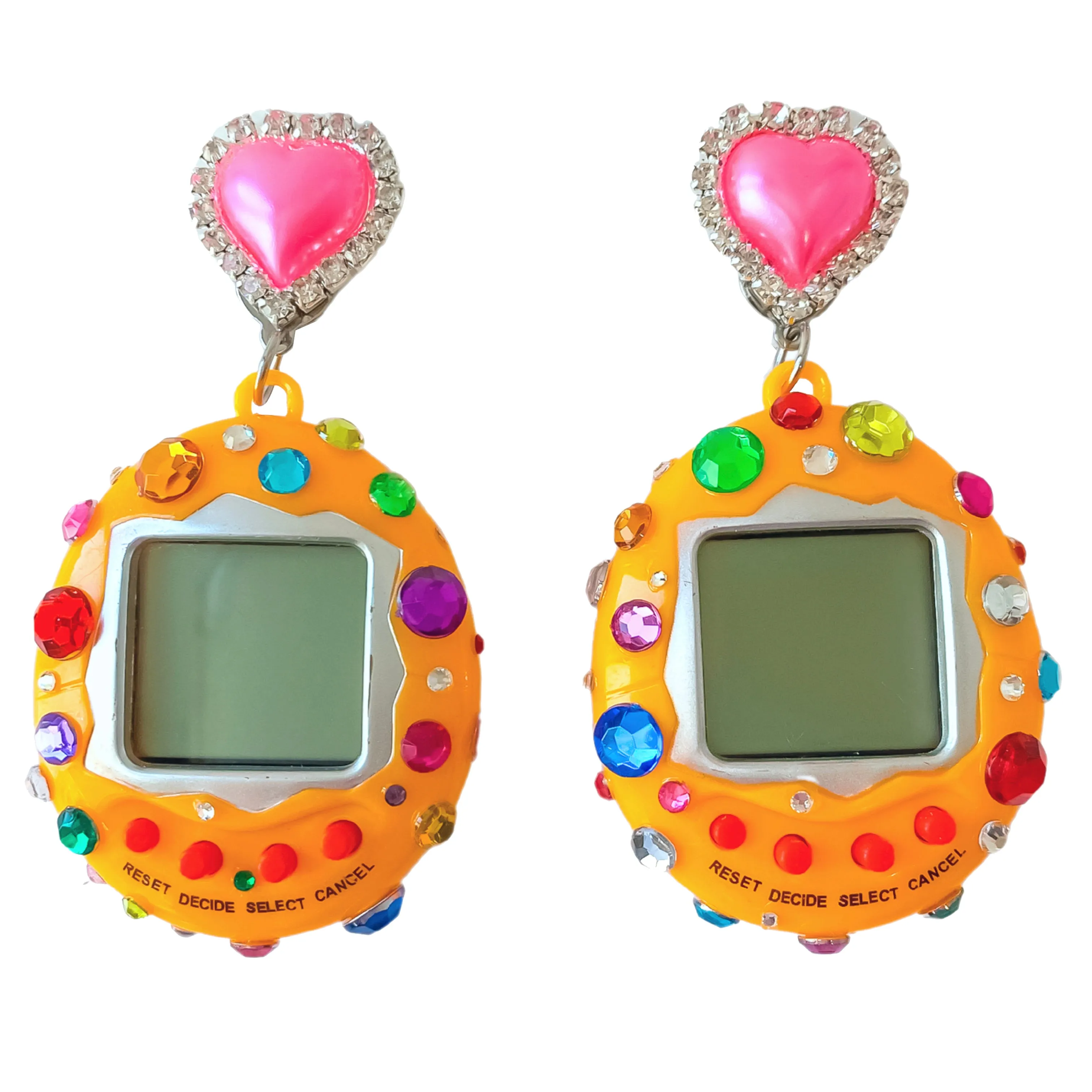 Bedazzled Digital Pet Earrings