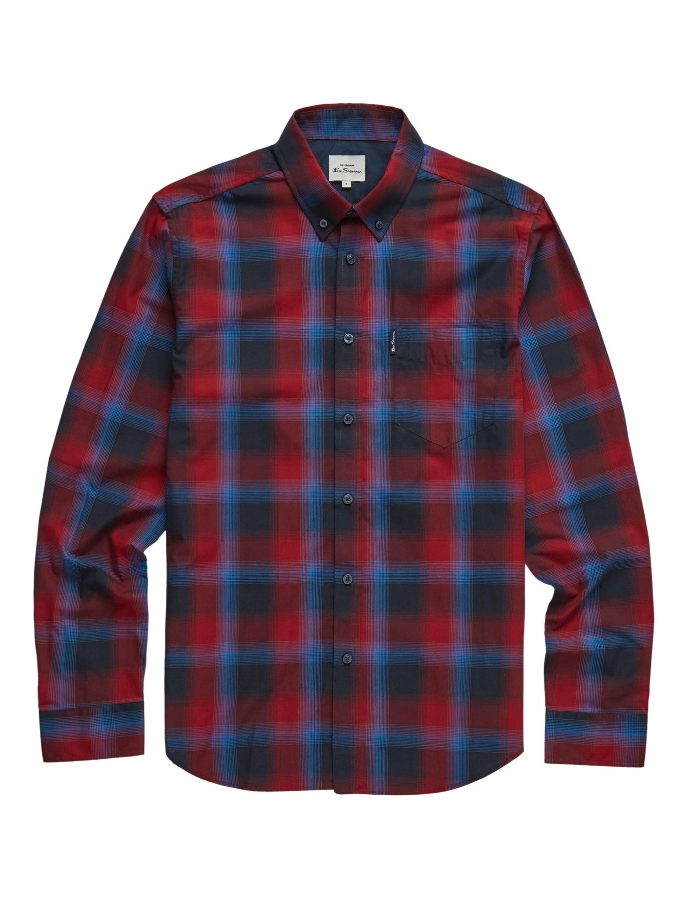 Ben Sherman Mens Gradient Check Shirt