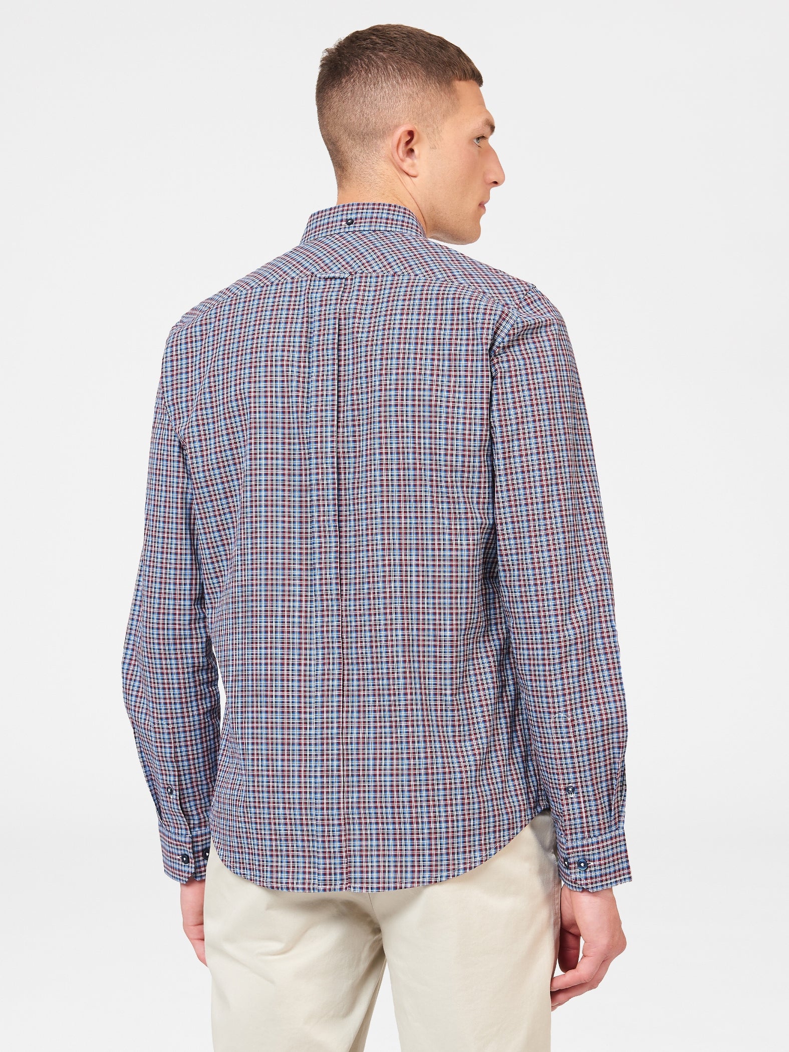 Ben Sherman Mens Mini Mod Check Shirt