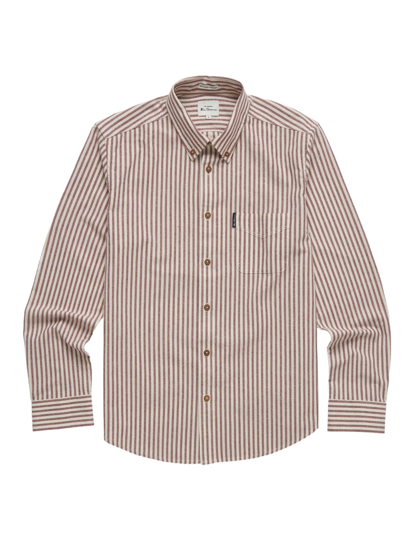 Ben Sherman Mens Oxford Stripe Shirt