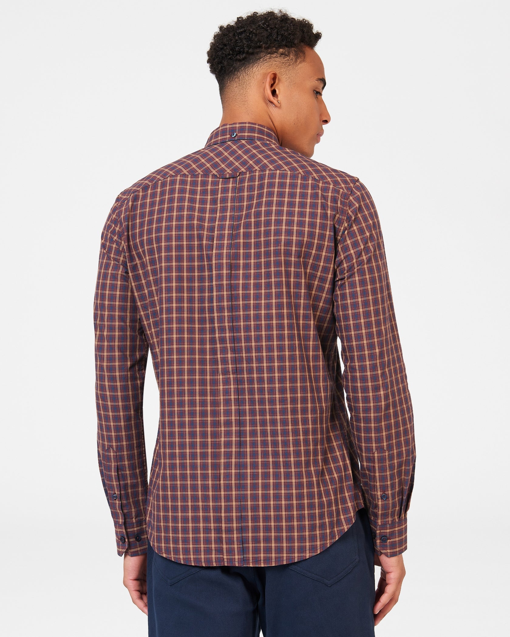 Ben Sherman Mens Shirt Long Sleeved 'Signature House Check'