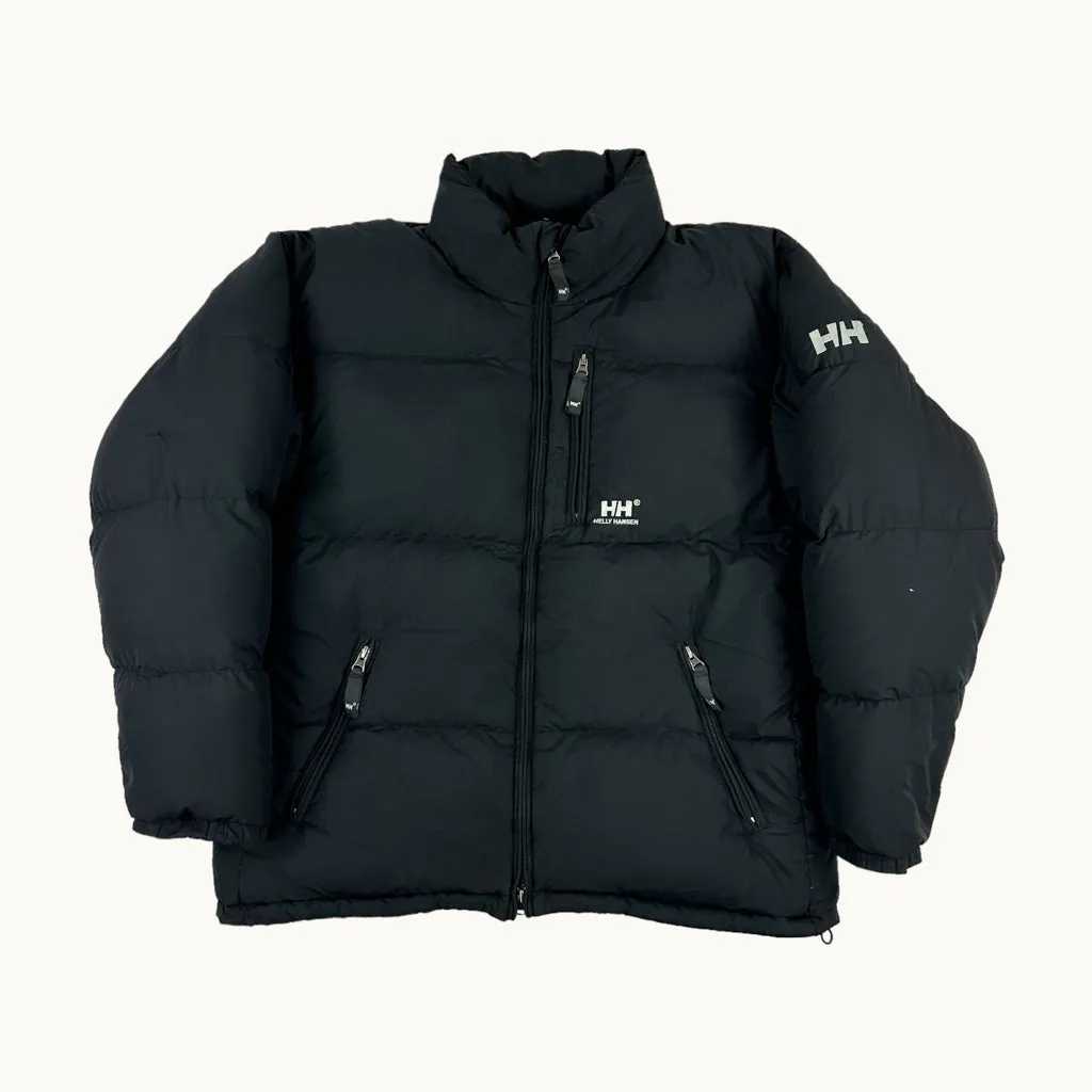 Black 90s Helly Hansen Puffer Jacket Coat (L)