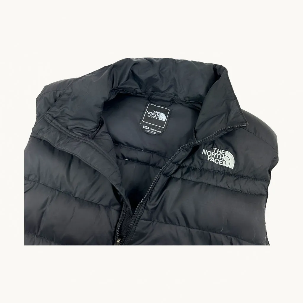 Black 90s The North Face 550 Series Puffer Jacket Coat Gilet (M)