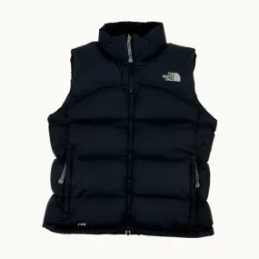 Black 90s The North Face Puffer Jacket Coat Gilet (M)