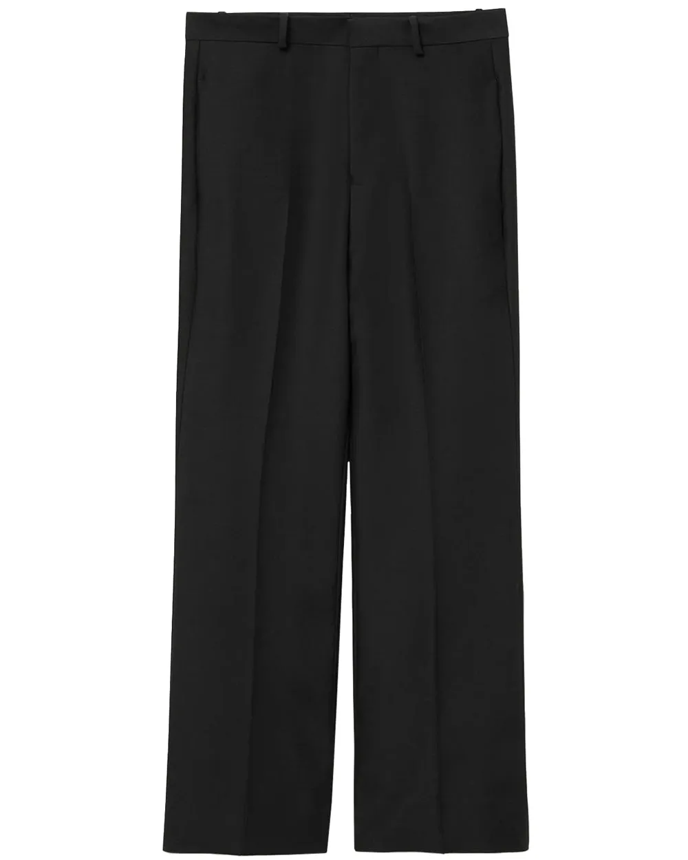 Black Credo Crop Bootcut Trouser