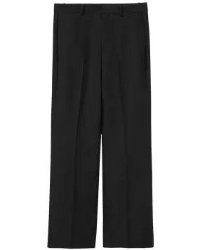 Black Credo Crop Bootcut Trouser