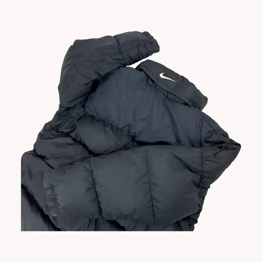 Black y2ks NIKE Puffer Jacket Coat Tagged (XL)