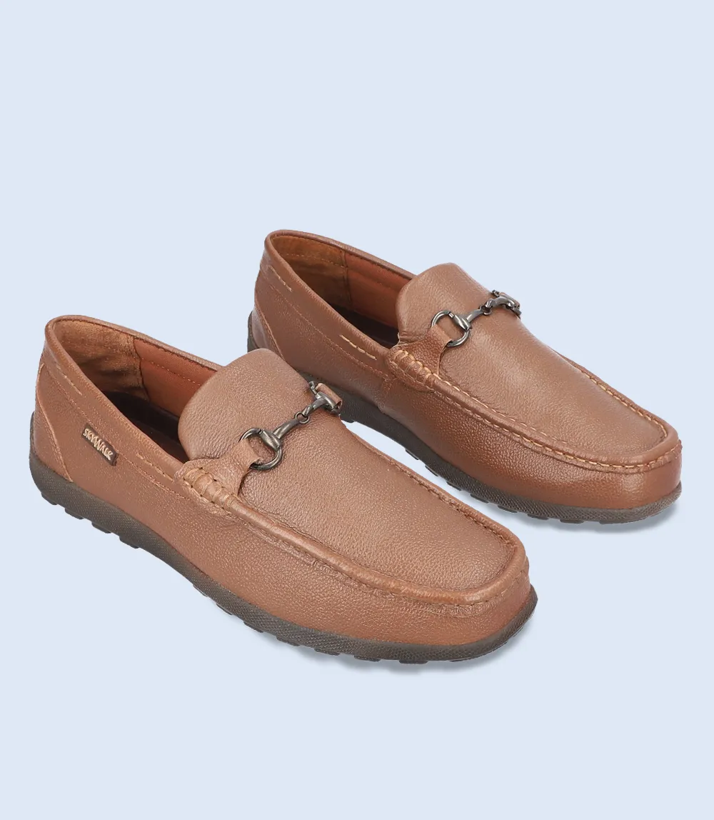 BM4309-TAN-Men Driving Moccasins