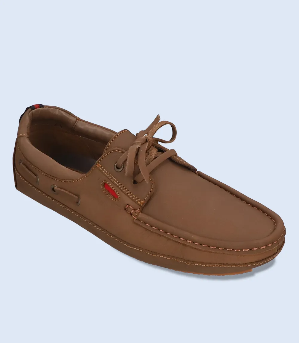 BM5224-BROWN-Men Driving Moccasins