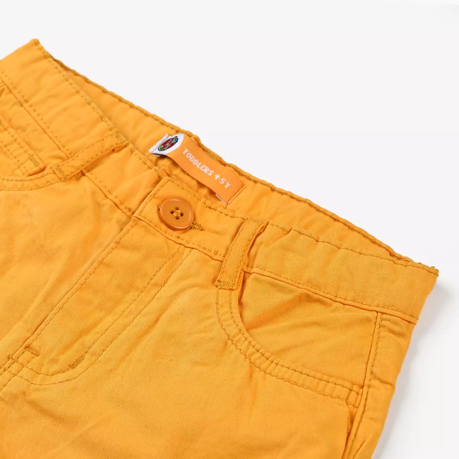 Boys Cotton Short Basic-Citrus