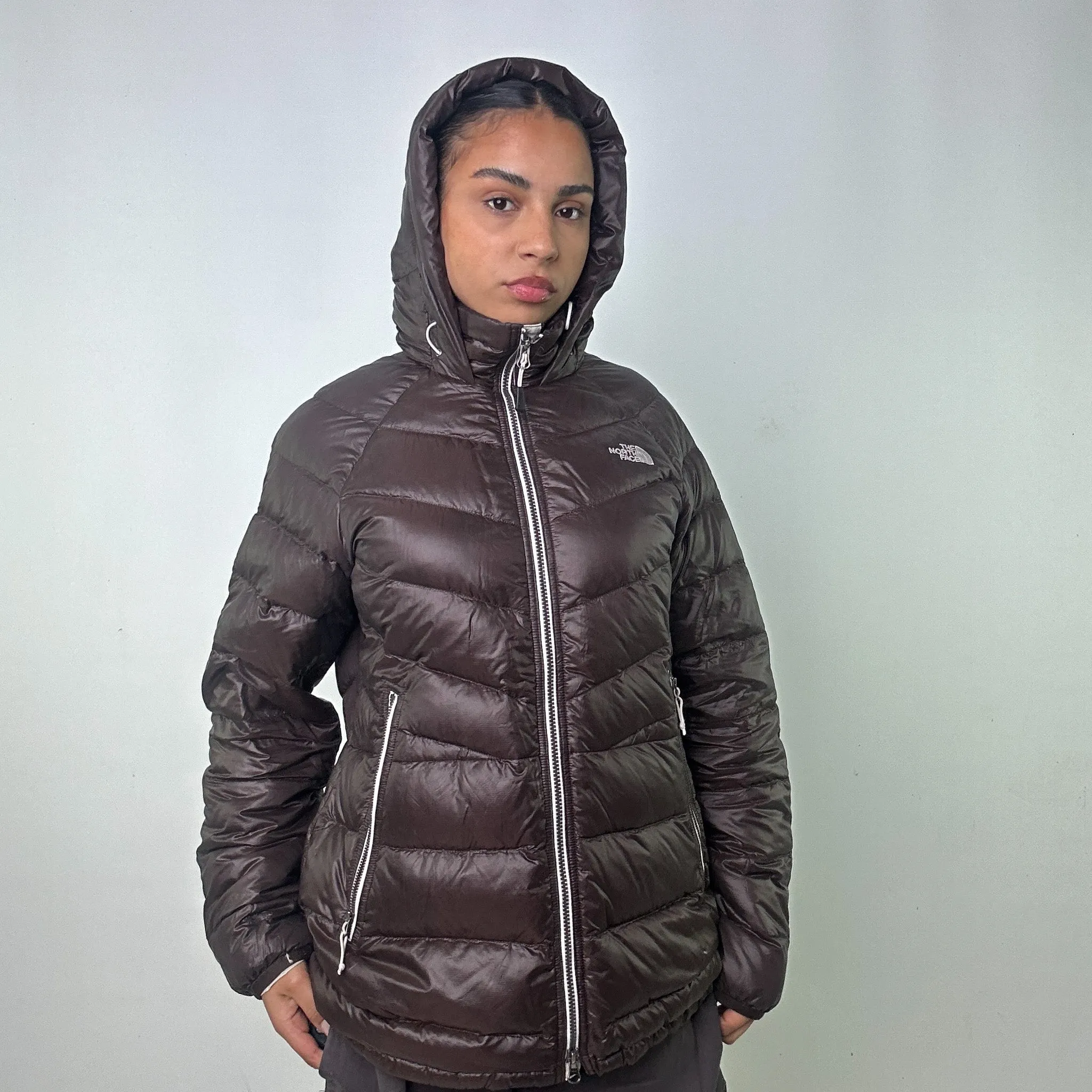 Brown 90s The North Face 600 Series Puffer Jacket Coat (L)