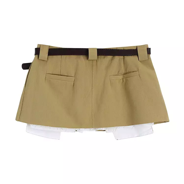 Canvas Belt Skirt