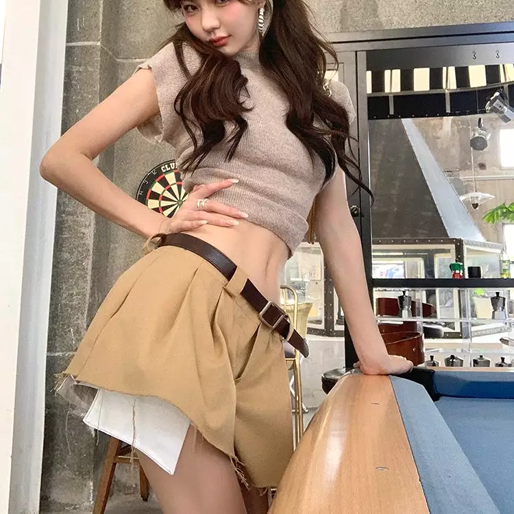 Canvas Belt Skirt