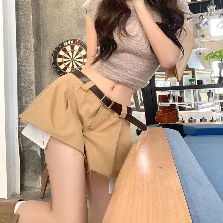 Canvas Belt Skirt