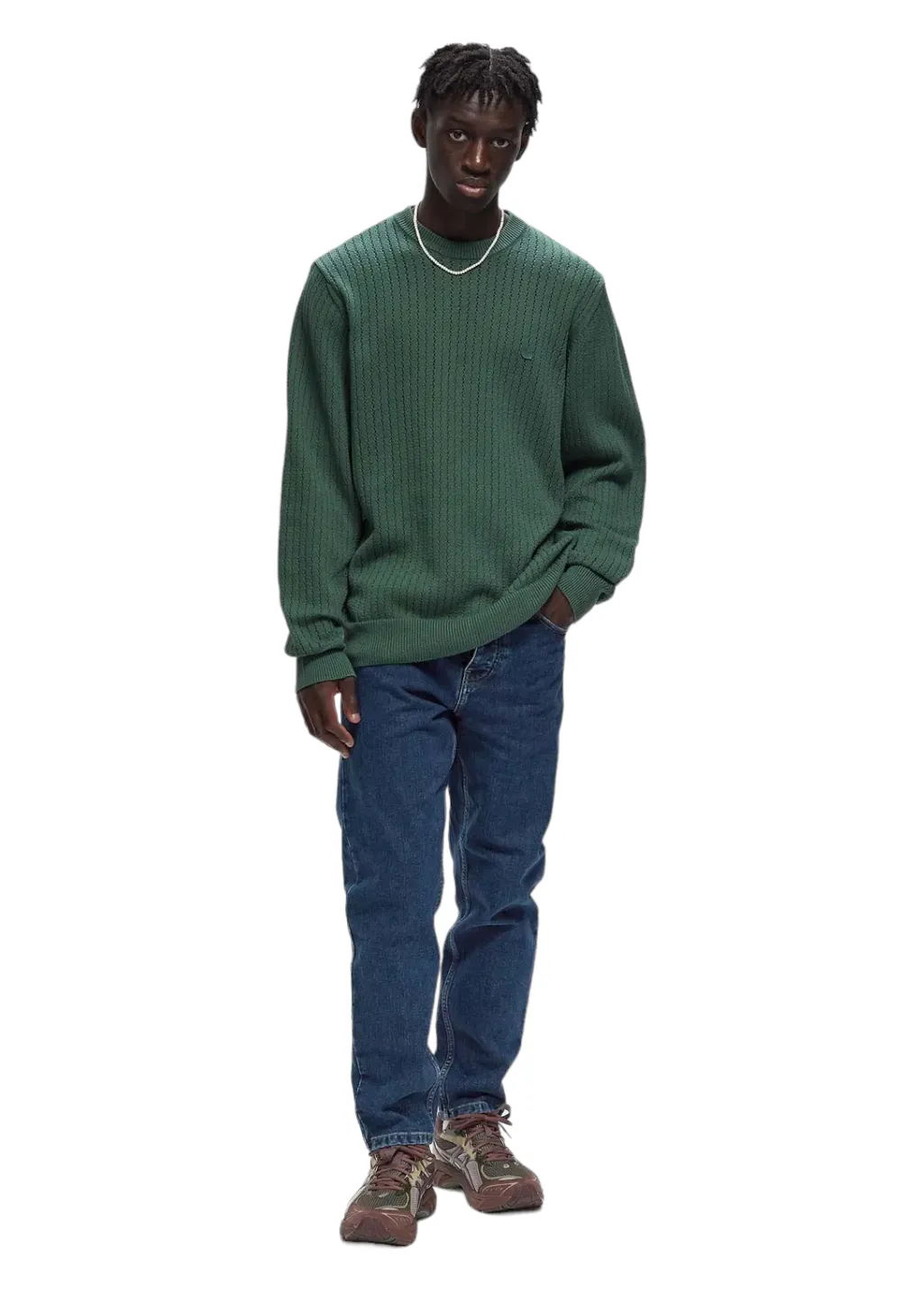 Carhartt WIP - Calen Sweater - Duck Green