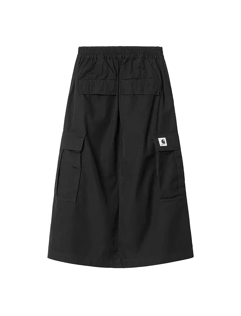 Carhartt WIP Womens Jet Cargo Skirt Black Rinsed