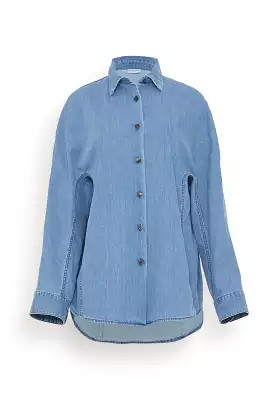 Casio Denim Shirt in Light Blue