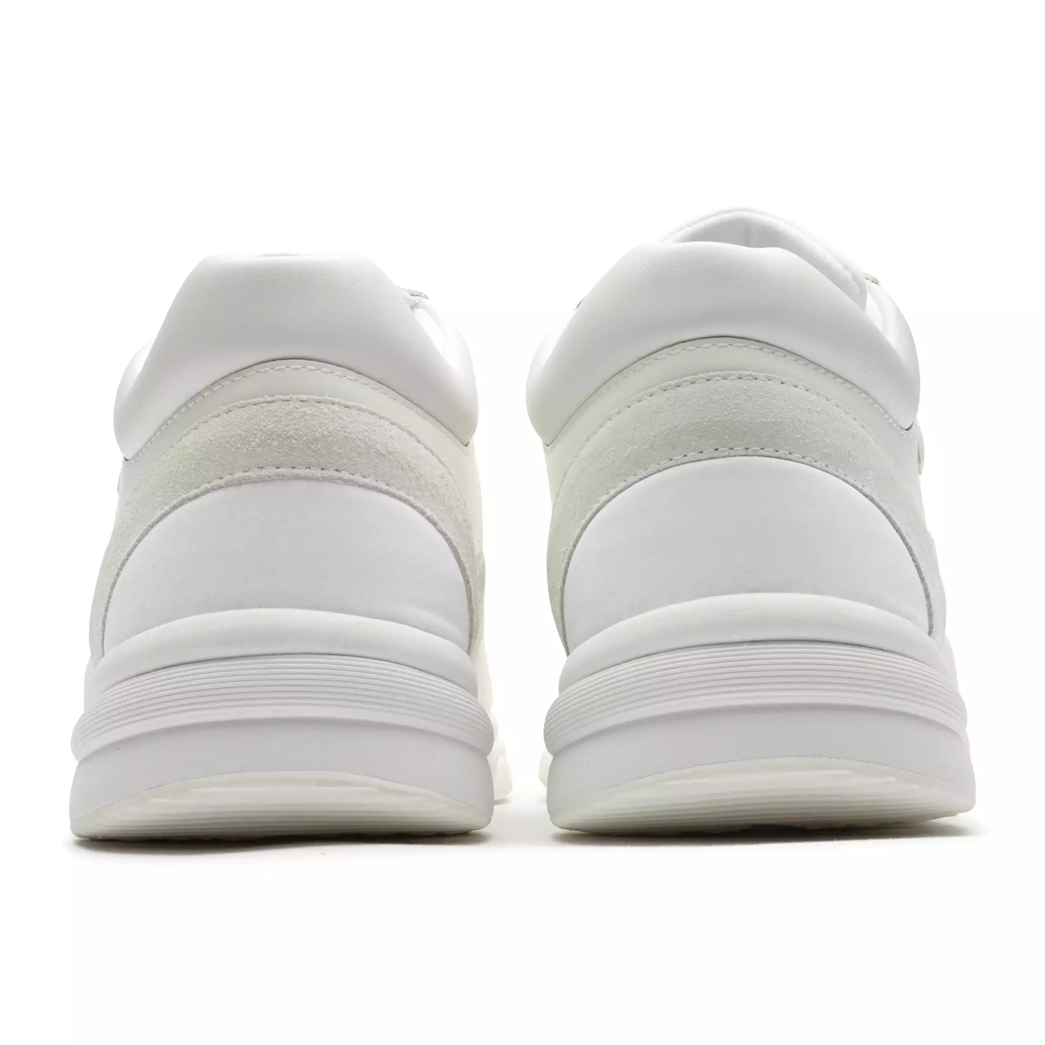 Chanel CC Logo Triple White Sneaker - Preloved