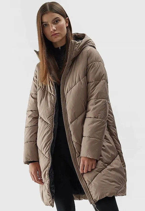 coat 4F 4FAW23TDJAF235 - 82S/Light Brown - women´s