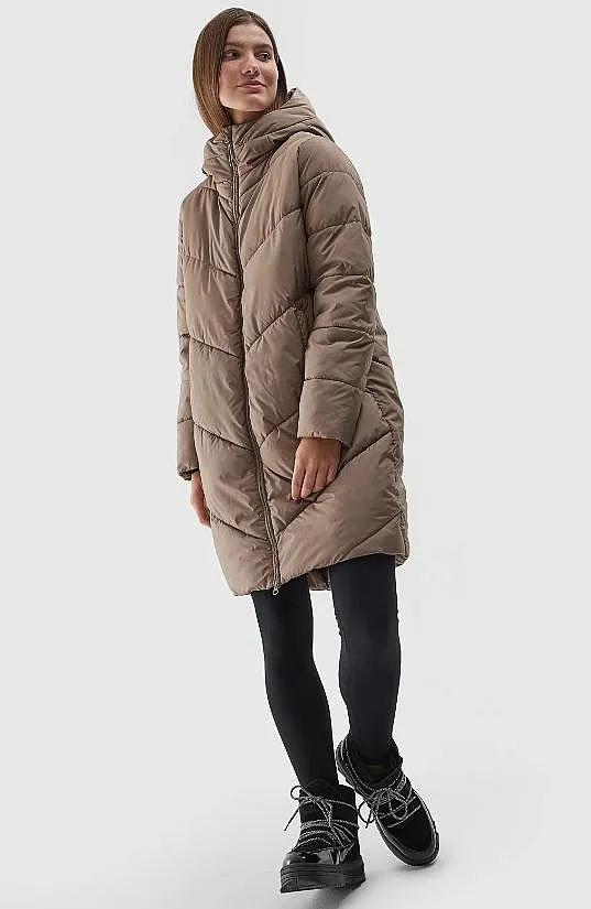 coat 4F 4FAW23TDJAF235 - 82S/Light Brown - women´s