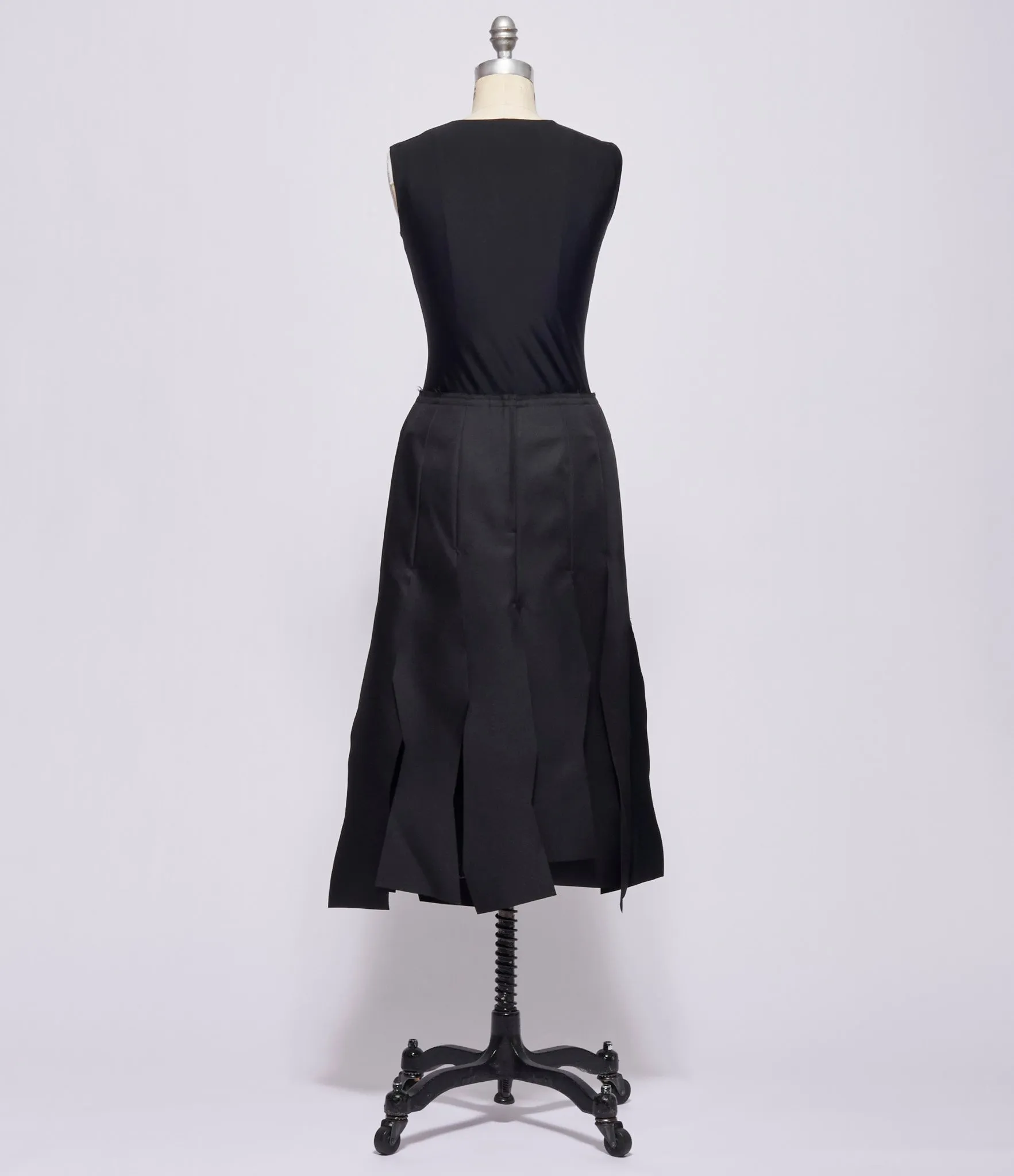 Comme Des Garcon Womens Cut Out Panel Skirt