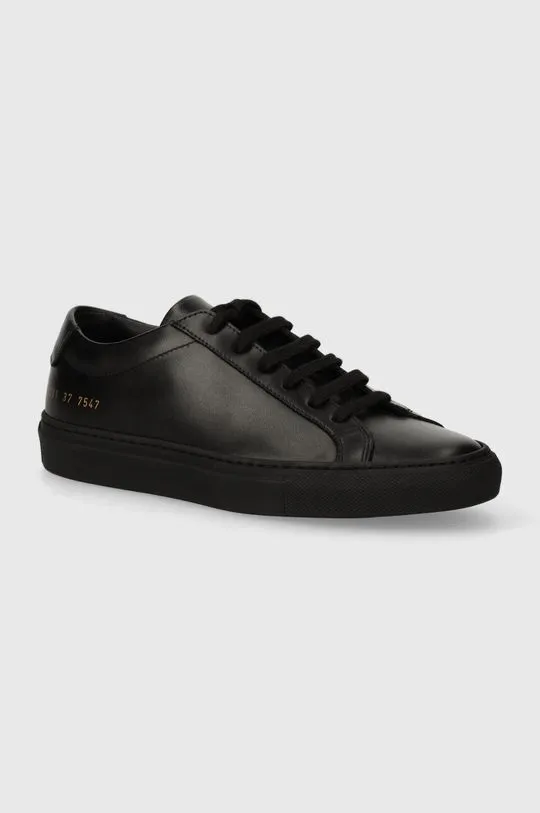 Common Projects leather sneakers Original Achilles Low black color 3701