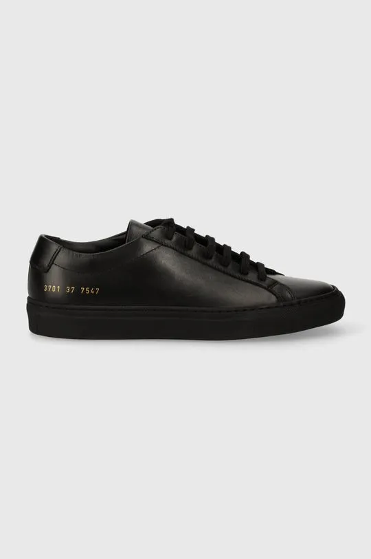 Common Projects leather sneakers Original Achilles Low black color 3701