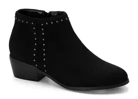 Corkys Casanova Booties in Black Suede Boot