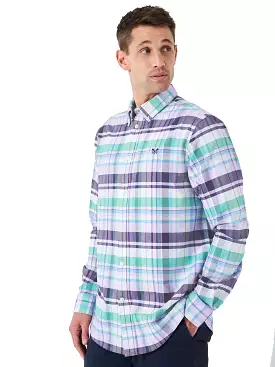 Crew Clothing Mens Pinpoint Oxford Multi Check Shirt